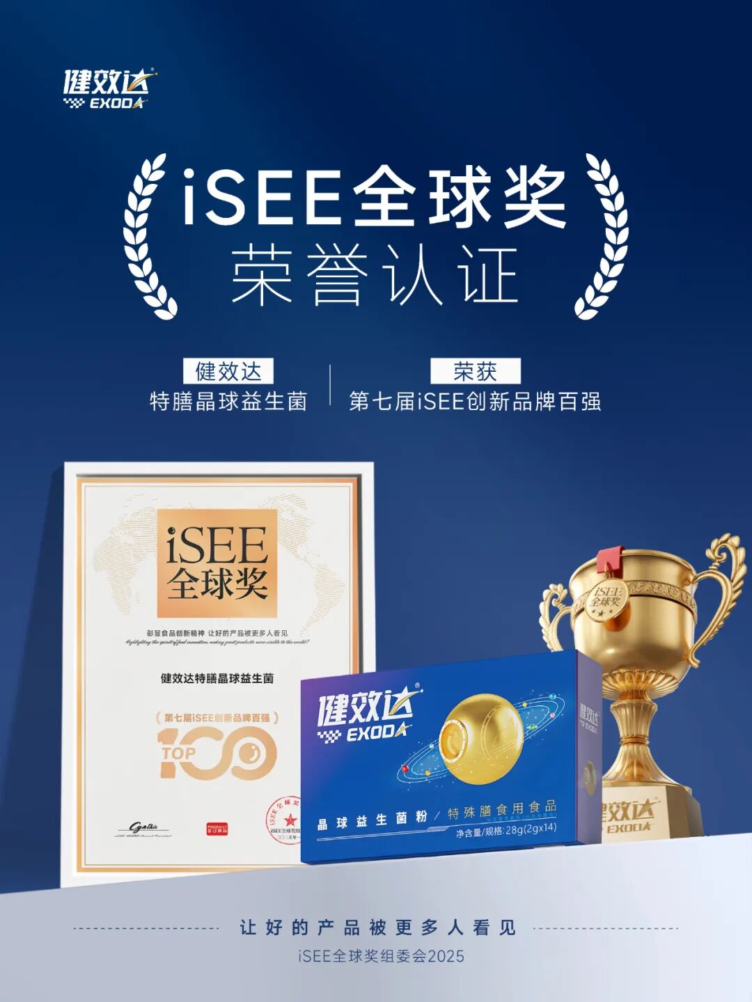 以精准营养创新,立全球健康产业新标杆——健效达特膳晶球益生菌登榜 iSEE 创新品牌百强(图2)